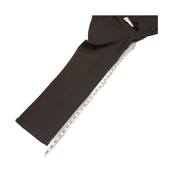 Gloria Vanderbilt Amanda Jeans Womens 12S Black Denim Slim Fit High-Rise Zip Fly - Picture 6 of 9